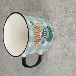 🍂 Give Thanks Plaid Mug